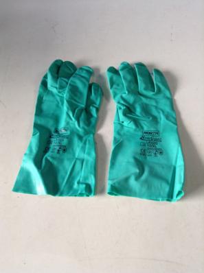 自衛隊ビニール手袋(うす緑)