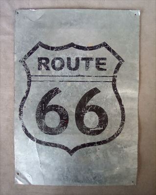 プレート　ROUTE 66