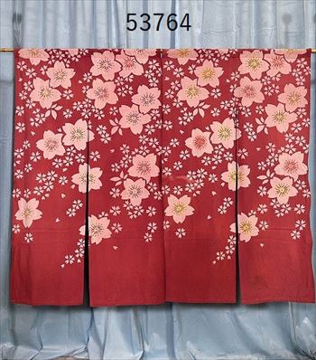 暖簾「桜模様」